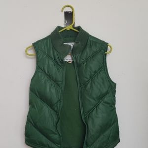 XS Green old navy vest